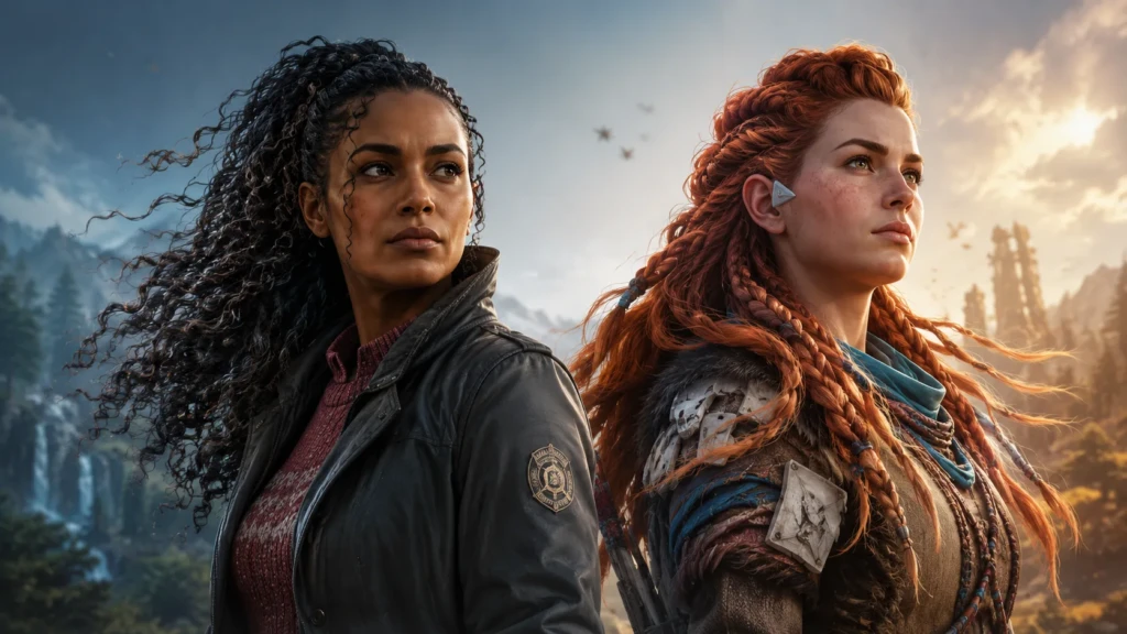 Aloy and Saga Anderson - best video game hair