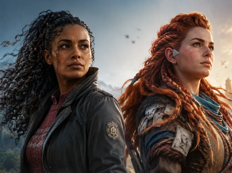 Aloy and Saga Anderson - best video game hair