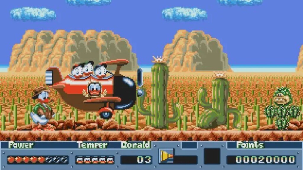 quackshot sega genesis game