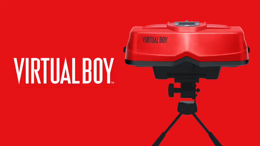Official promo image of the Virtual Boy