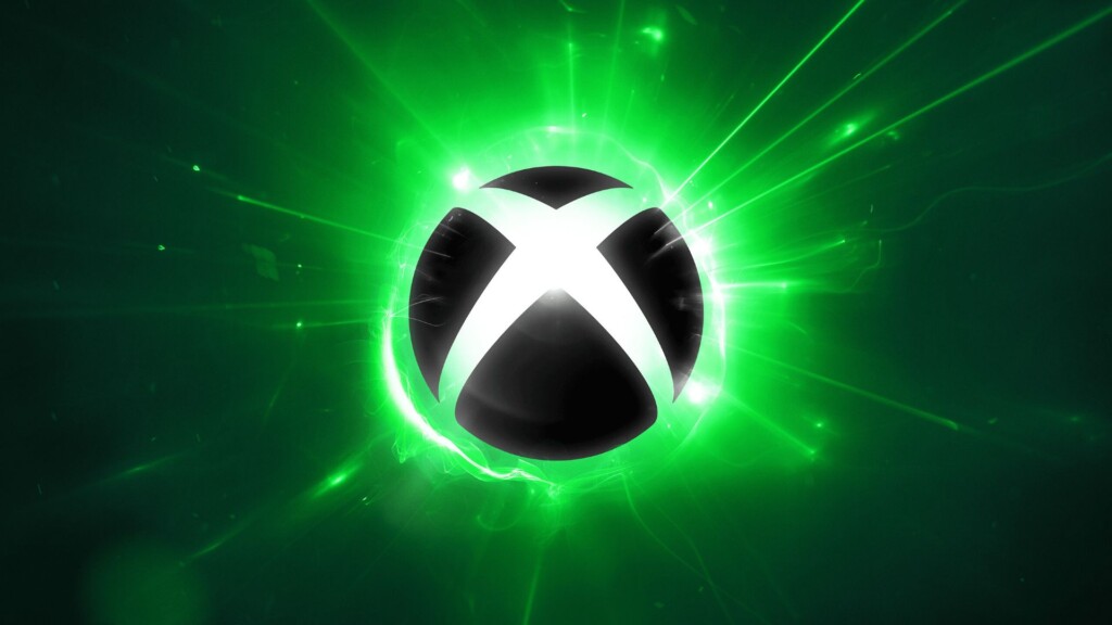 Xbox logo on green background