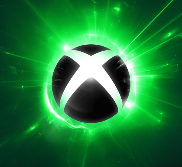 Xbox logo on green background