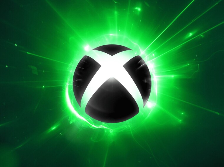 Xbox logo on green background