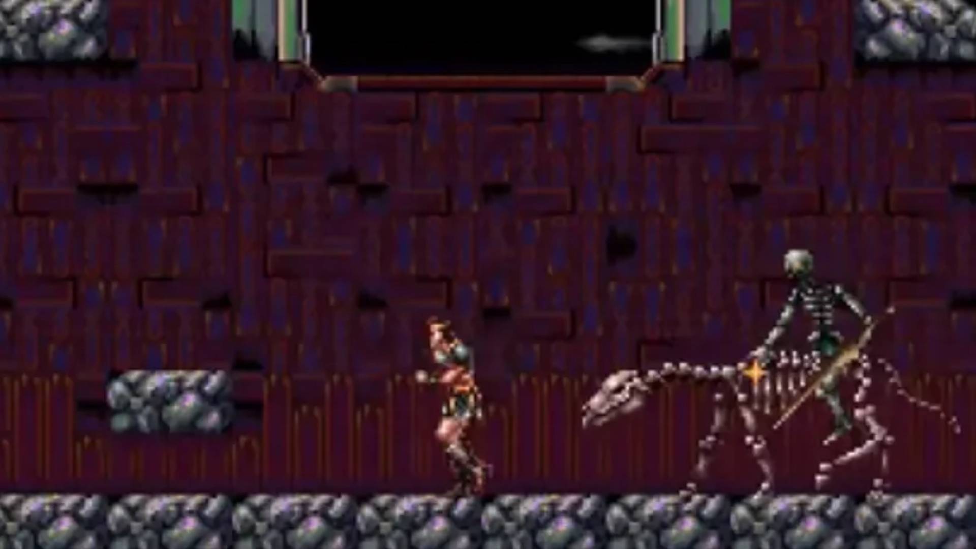 super castlevania iv boss fight