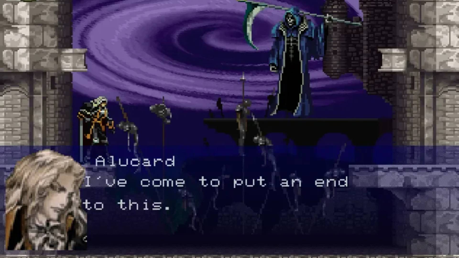 symphony of the night cutscene