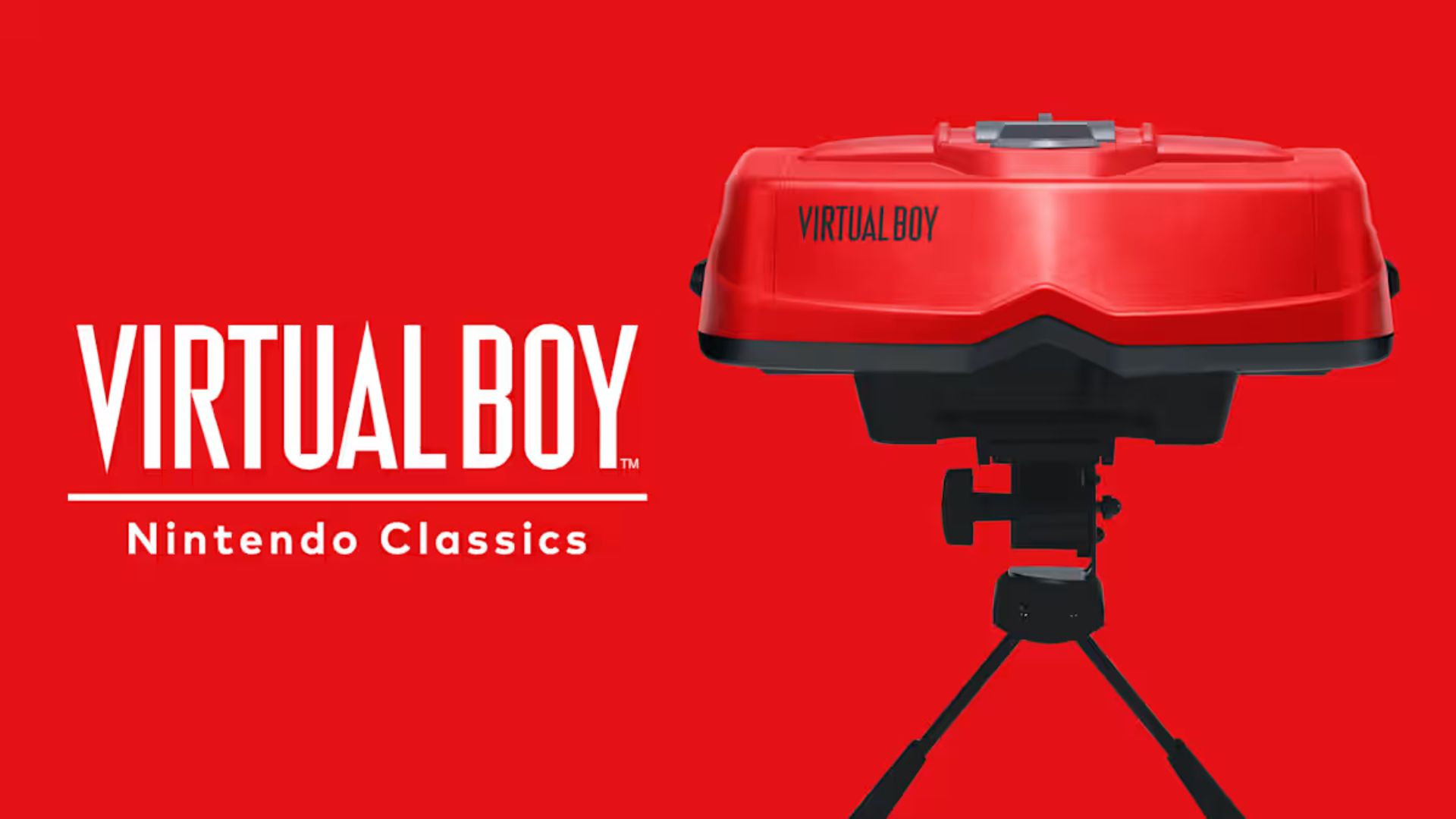 Virtual Boy Nintendo Classics promo art