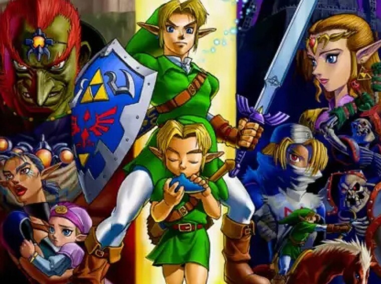 ocarina of time key art feature