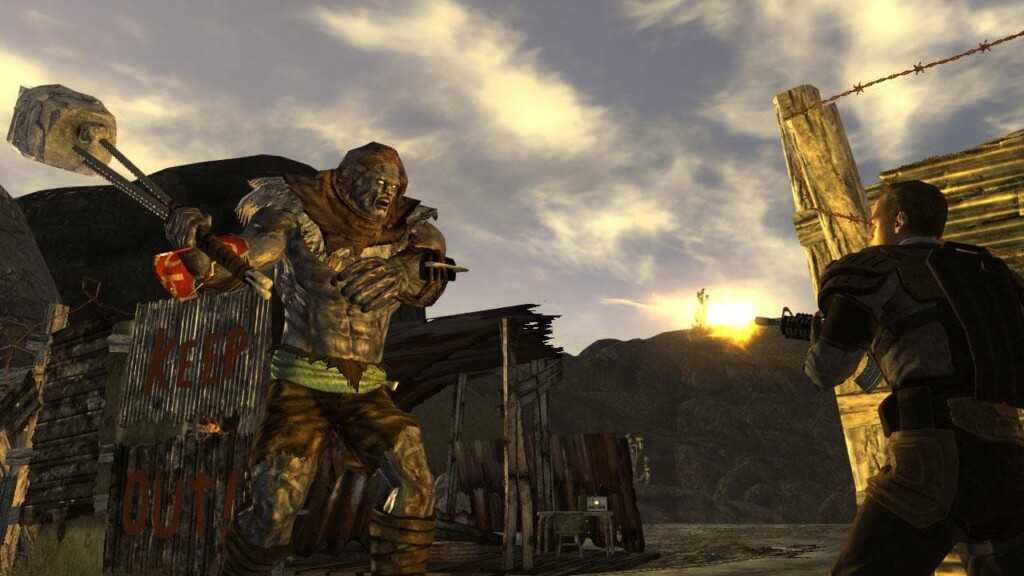 A screenshot from Fallout New Vegas