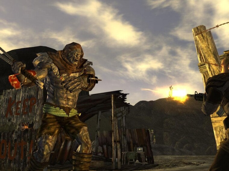 A screenshot from Fallout New Vegas