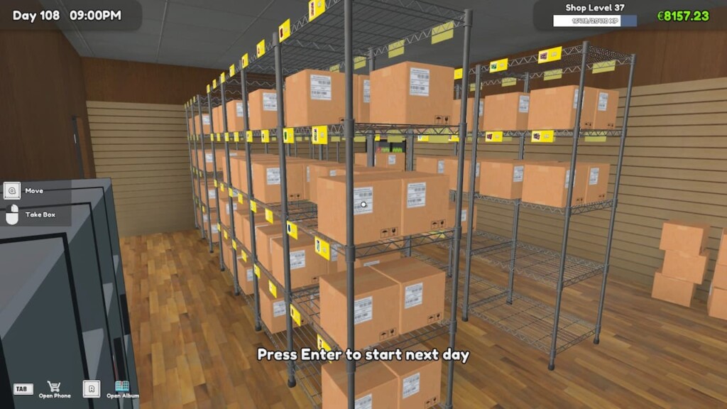 One Click Restock mod in TCG Card Shop Simulator